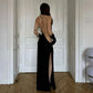 Black Evening Dresses For Women Clothing Backless Vestidos Elegantes Para Mujer See Through Sexi Night Dress Hot Club Outfit SHOPEZRA L.L.C.