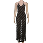 Black Evening Dresses For Women Clothing Backless Vestidos Elegantes Para Mujer See Through Sexi Night Dress Hot Club Outfit SHOPEZRA L.L.C.