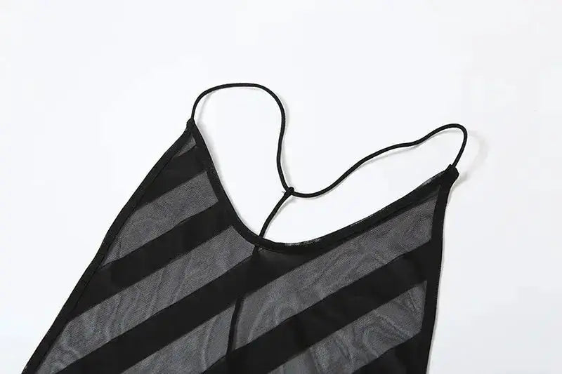 Black Evening Dresses For Women Clothing Backless Vestidos Elegantes Para Mujer See Through Sexi Night Dress Hot Club Outfit by Dropshipman