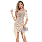1920s Flapper Sequins Great Gatsby Cocktail Party Dress Sexy Retro Dress Wedding Dress Shop Dinner Dress Embroidered Dress SHOPEZRA L.L.C.
