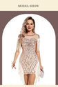 1920s Flapper Sequins Great Gatsby Cocktail Party Dress Sexy Retro Dress Wedding Dress Shop Dinner Dress Embroidered Dress SHOPEZRA L.L.C.