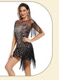 1920s Flapper Sequins Great Gatsby Cocktail Party Dress Sexy Retro Dress Wedding Dress Shop Dinner Dress Embroidered Dress SHOPEZRA L.L.C.