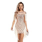 1920s Flapper Sequins Great Gatsby Cocktail Party Dress Sexy Retro Dress Wedding Dress Shop Dinner Dress Embroidered Dress SHOPEZRA L.L.C.