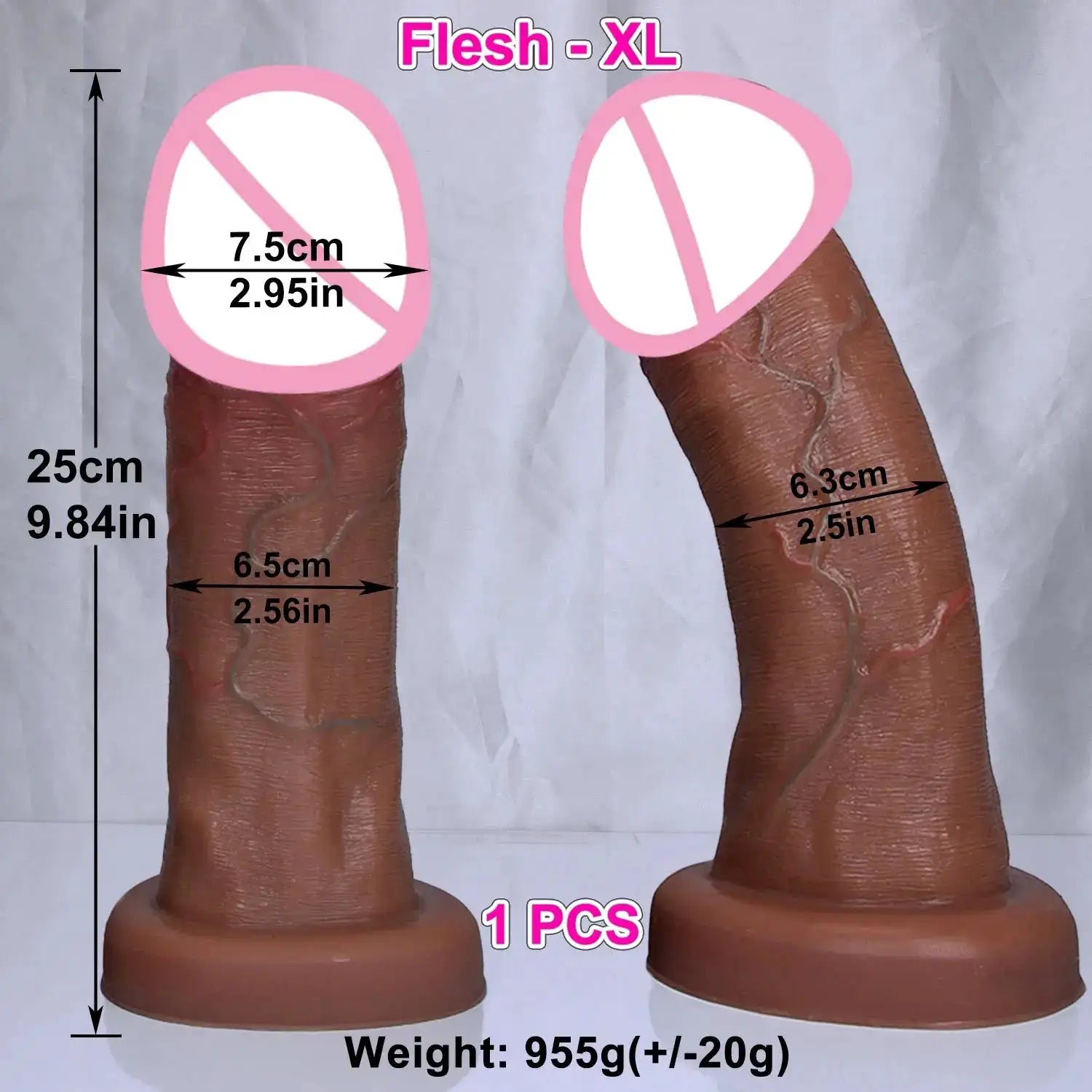 Huge Realistic Soft Dildo Man Big Glans Small Cock Masturbators Double Layer Penis Women Anal Sex Toy Suction Cup Adults Dick by Dropshipman