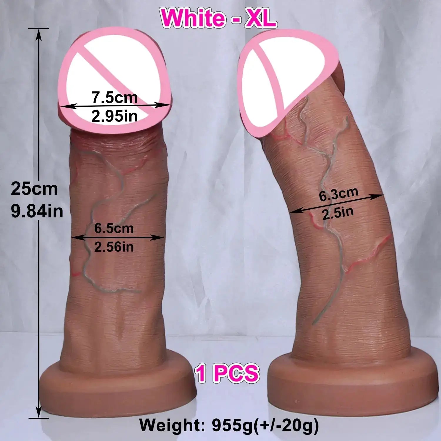 Huge Realistic Soft Dildo Man Big Glans Small Cock Masturbators Double Layer Penis Women Anal Sex Toy Suction Cup Adults Dick by Dropshipman