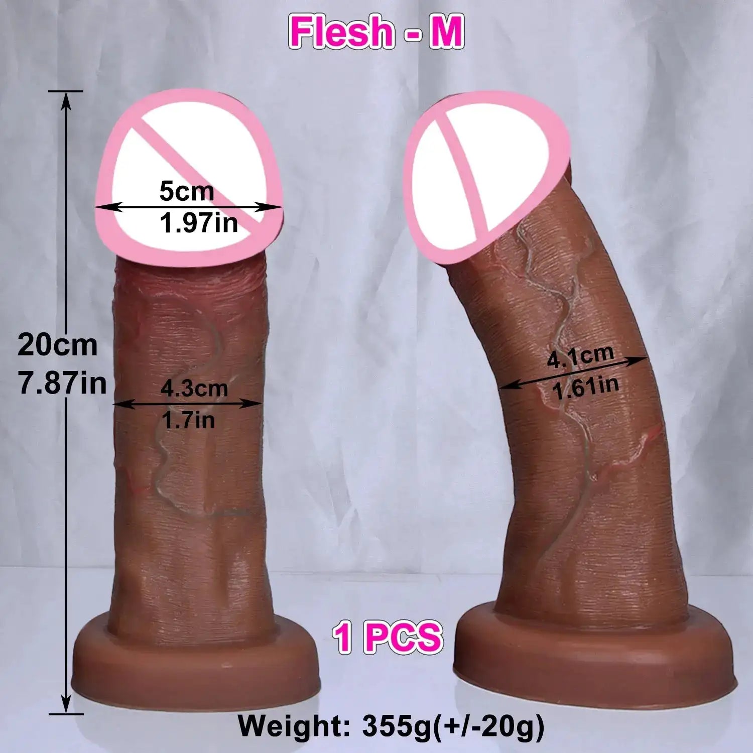 Huge Realistic Soft Dildo Man Big Glans Small Cock Masturbators Double Layer Penis Women Anal Sex Toy Suction Cup Adults Dick by Dropshipman