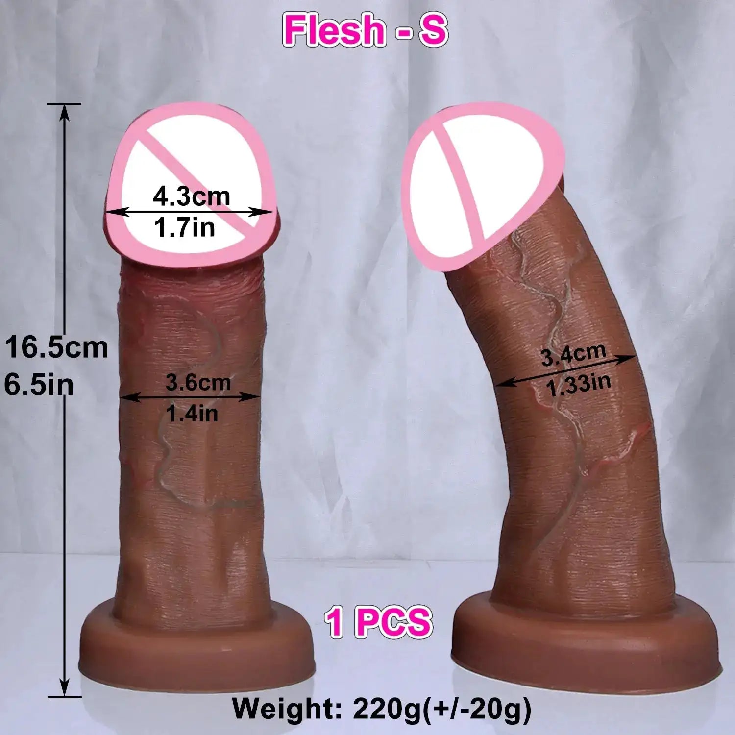 Huge Realistic Soft Dildo Man Big Glans Small Cock Masturbators Double Layer Penis Women Anal Sex Toy Suction Cup Adults Dick by Dropshipman