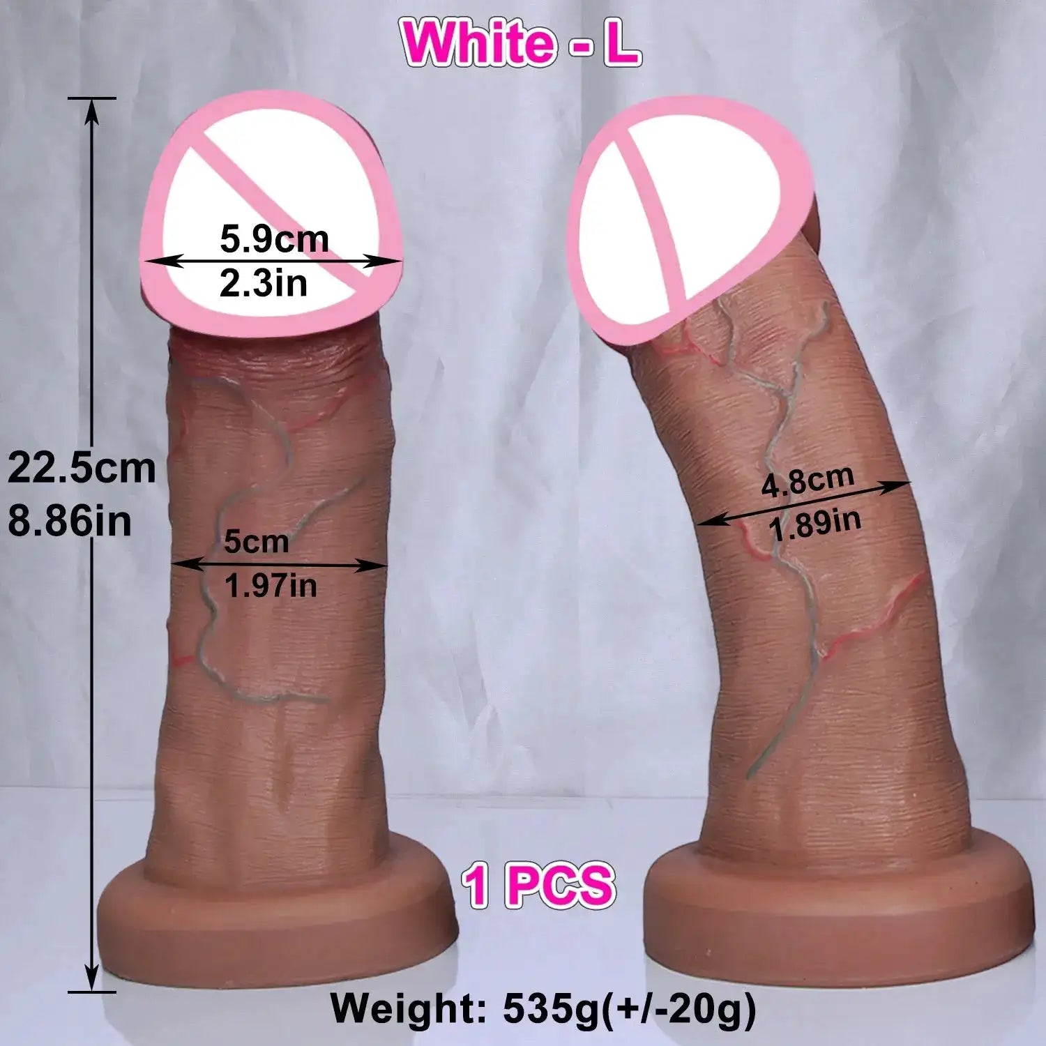 Huge Realistic Soft Dildo Man Big Glans Small Cock Masturbators Double Layer Penis Women Anal Sex Toy Suction Cup Adults Dick by Dropshipman