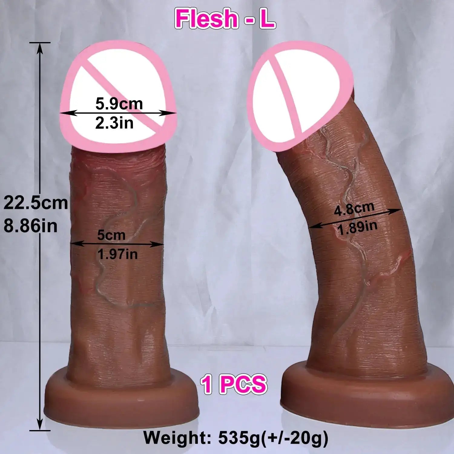 Huge Realistic Soft Dildo Man Big Glans Small Cock Masturbators Double Layer Penis Women Anal Sex Toy Suction Cup Adults Dick by Dropshipman