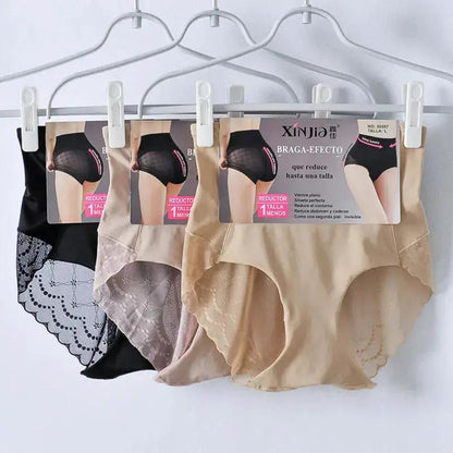 Seamless Mid-Waist Tummy Control Pants, Tight-Fitting Postpartum Breathable Butt-Lifting Underwear, Tummy Shaping, Summer Thin Buttocks by Dropshipman