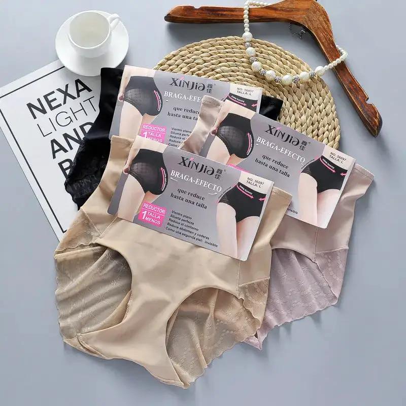 Seamless Mid-Waist Tummy Control Pants, Tight-Fitting Postpartum Breathable Butt-Lifting Underwear, Tummy Shaping, Summer Thin Buttocks by Dropshipman