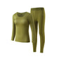 Seamless Thermal Underwear Set for Women, Invisible Thermal Thin Base Layer, Temperature-Regulating Autumn Long-Sleeve Top and Long Pants SHOPEZRA L.L.C.