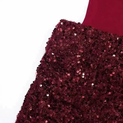 Townlike Pleated Slim Bodycon Dress Women Spaghetti Strap Mini 2026 Summer Dress Sequin Evening Nightclub Sexy Party Dresses by Dropshipman