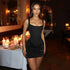 Townlike Pleated Slim Bodycon Dress Women Spaghetti Strap Mini 2026 Summer Dress Sequin Evening Nightclub Sexy Party Dresses SHOPEZRA L.L.C.