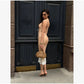 Women Sheer Mesh Overlay Midi Dress Waist Cinched Sleeveless Spaghetti Strap 2026 Summer Accessories Trendy Classy Lady Outfits SHOPEZRA L.L.C.