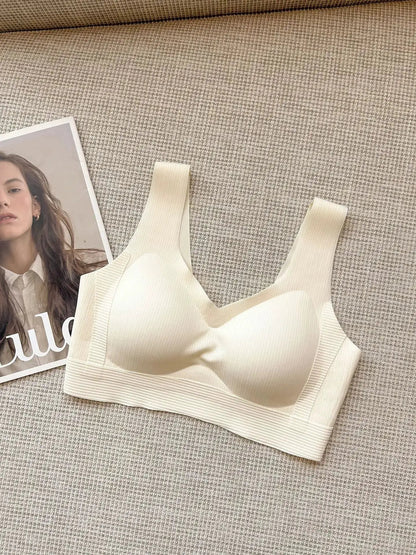 Seamless Underwear for Women with Small Busts, Thin Style, No Underwire, Fixed, No Empty Cup, Outward Expansion, Anti-Gravity Bra, Anti-Sagging by Dropshipman