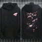 Plum blossoms that can withstand severe cold Print  Mans Retro Loose Hoodie  Fleece Warm Fashion Hoody Unisex Basics Clothing SHOPEZRA L.L.C.