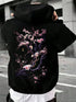 Plum blossoms that can withstand severe cold Print Mans Retro Loose Hoodie Fleece Warm Fashion Hoody Unisex Basics Clothing by Dropshipman