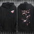 Plum blossoms that can withstand severe cold Print  Mans Retro Loose Hoodie  Fleece Warm Fashion Hoody Unisex Basics Clothing SHOPEZRA L.L.C.