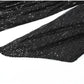 Sequin Patchwork Backless Dress Women Elegant Solid Middle Sleeve Cinched-waist Slim Long Dresses Fashion Evening Party Vestidos SHOPEZRA L.L.C.