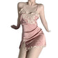 First Love Fun Underwear Feminine Transparent Tease Home Underwear Suspenders Temptation Sexy Pajamas Nightdress Set