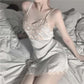 First Love Fun Underwear Feminine Transparent Tease Home Underwear Suspenders Temptation Sexy Pajamas Nightdress Set