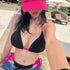 Thailand 2024 New Sexy Ins Style Contrasting Color Women&