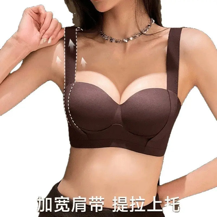 Summer Thin Seamless Underwear for Women with Small Breasts, Push-Up, Large Lift, Anti-Sagging, Push-Up, Auxiliary Breast Adjustment Bra SHOPEZRA L.L.C.