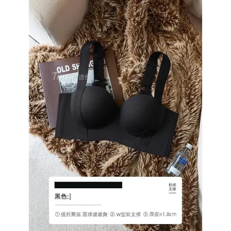 Summer Thin Seamless Underwear for Women with Small Breasts, Push-Up, Large Lift, Anti-Sagging, Push-Up, Auxiliary Breast Adjustment Bra by Dropshipman