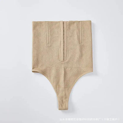 Cross-Border High-Waisted Tummy Control Thong Plus Size Butt-Lifting Tummy-Tightening Waist-Shaping Corset Button Shapewear Upgraded Version by Dropshipman