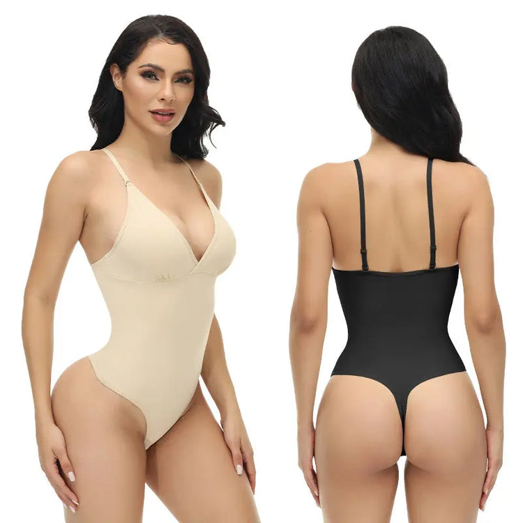 Cross-Border New Product European and American Plus-Size Shapewear Bodysuit Tummy Control Waist Cincher Body Shaping Underwear Elastic Tight-Fitting Garment SHOPEZRA L.L.C.