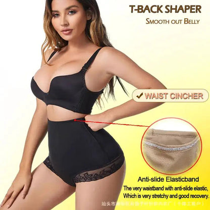 Cross-border Sexy Hip-lifting Underwear Fitness Traceless T-shaped Body-plus size Body-shaping Pants Thong by Dropshipman