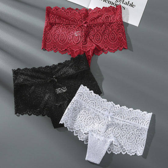 Europäische und amerikanische Übergröße Neue Damenunterwäsche Slips Japanischer Stil Hohe Taille Nylon Nahtlos Sexy Spitze Sexy Unterwäsche