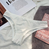 New Cross-Border Simple Triangle Panties for Women, Comfortable, Breathable, Sexy, Seamless, with Bow, Young Girl&