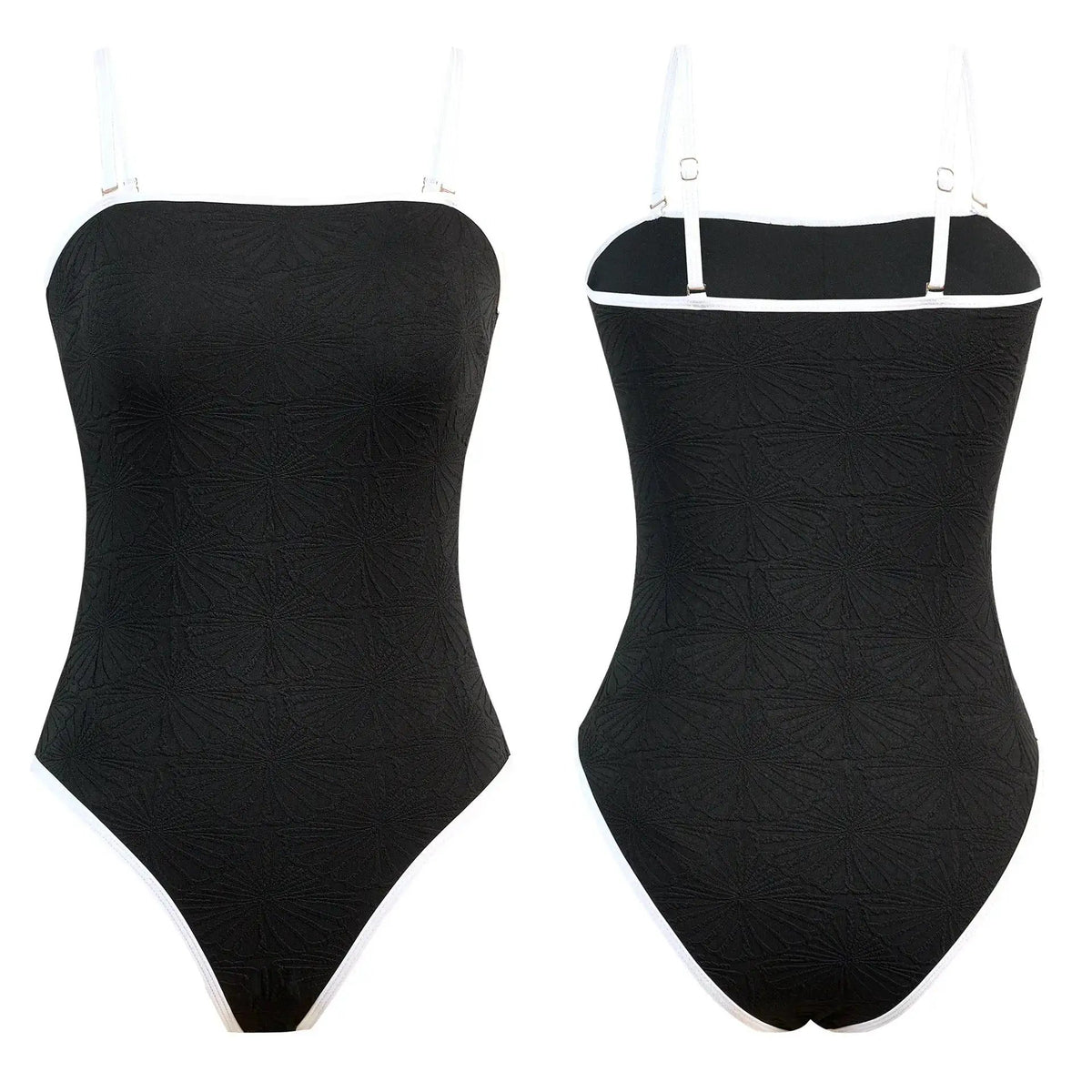 Plain bikini one-piece swimsuit Europe and the United States Amazon AliExpress solid color sexy swimsuit gathered thong Europe and the United States by Dropshipman