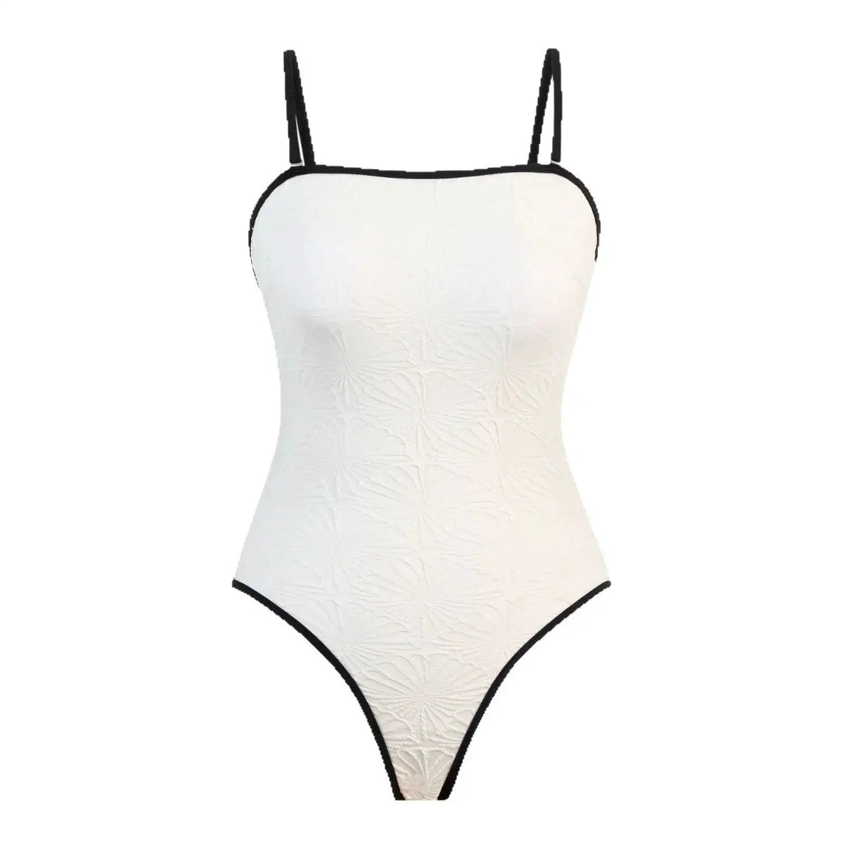 Plain bikini one-piece swimsuit Europe and the United States Amazon AliExpress solid color sexy swimsuit gathered thong Europe and the United States by Dropshipman