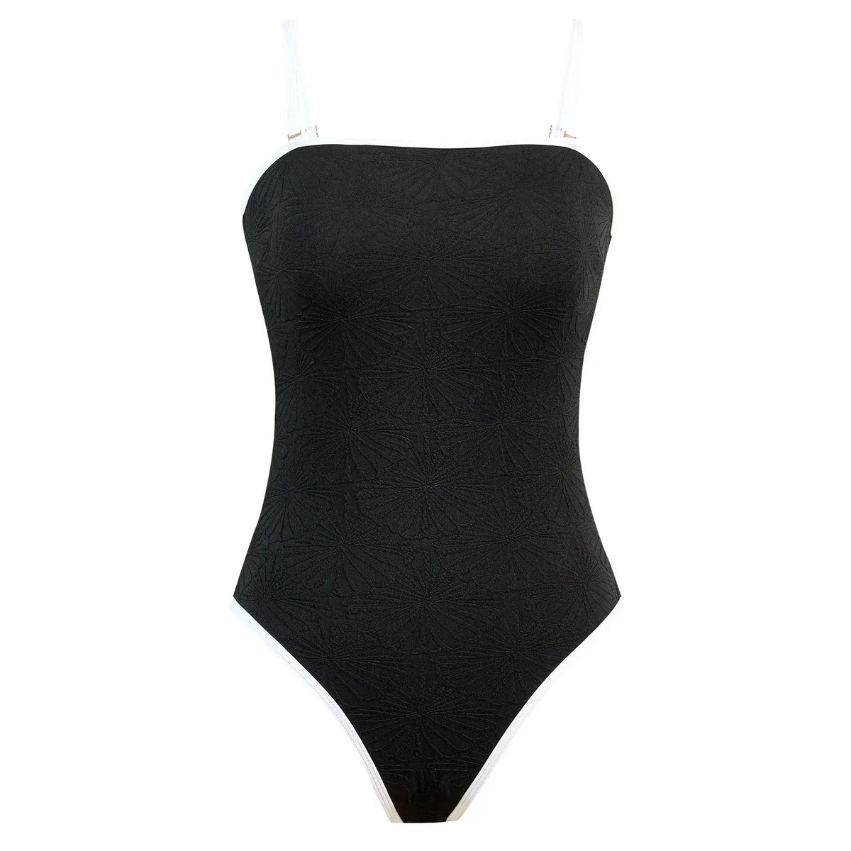 Plain bikini one-piece swimsuit Europe and the United States Amazon AliExpress solid color sexy swimsuit gathered thong Europe and the United States by Dropshipman