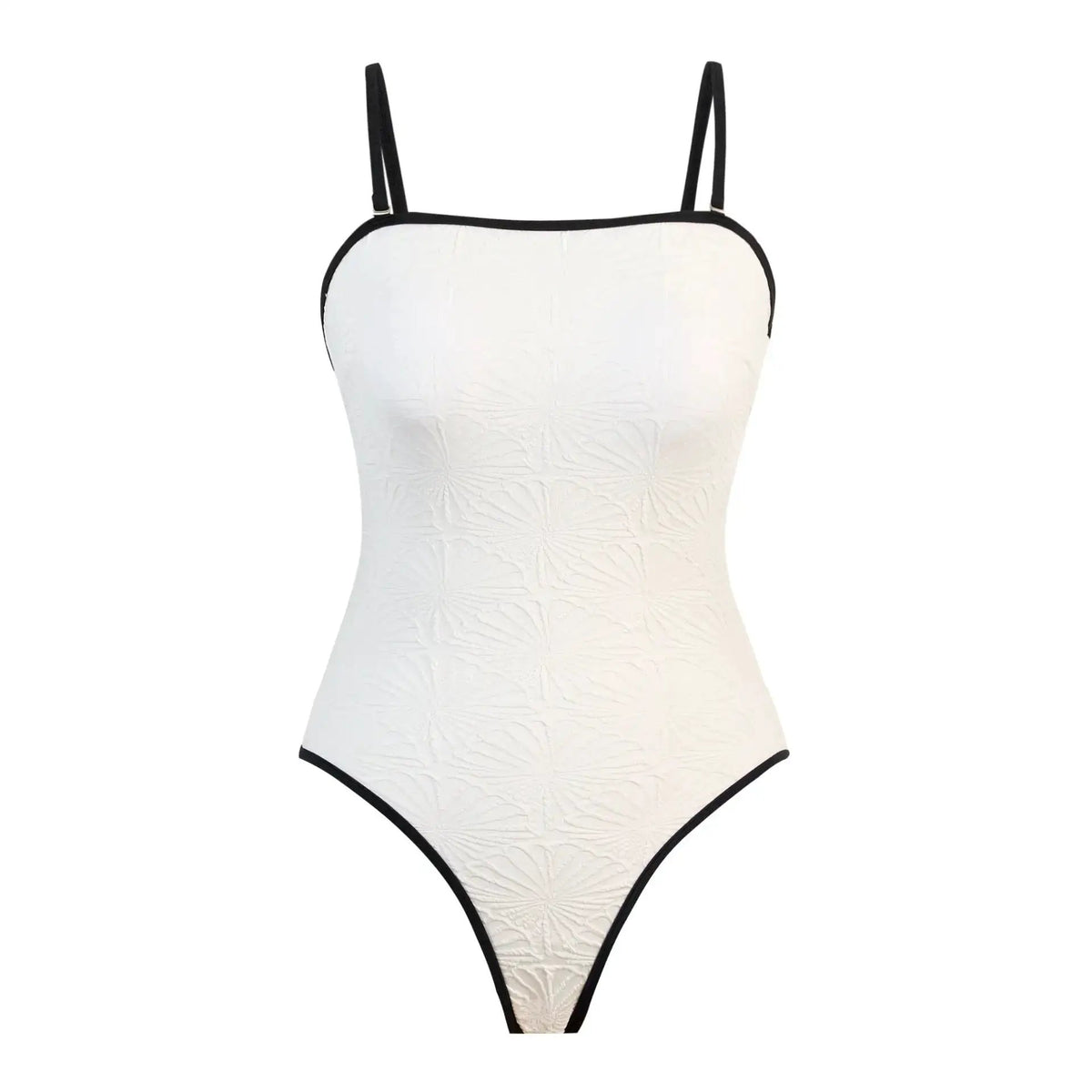 Plain bikini one-piece swimsuit Europe and the United States Amazon AliExpress solid color sexy swimsuit gathered thong Europe and the United States by Dropshipman
