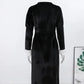Sexy Lace Patchwork Velvet Long Dress Women Square Collar Full Sleeves Waist Slim Cinching Dresses 2026 Lady Party Vestidos New SHOPEZRA L.L.C.