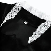 Sexy Lace Patchwork Velvet Long Dress Women Square Collar Full Sleeves Waist Slim Cinching Dresses 2026 Lady Party Vestidos New SHOPEZRA L.L.C.