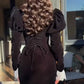 Sexy Lace Patchwork Velvet Long Dress Women Square Collar Full Sleeves Waist Slim Cinching Dresses 2026 Lady Party Vestidos New SHOPEZRA L.L.C.