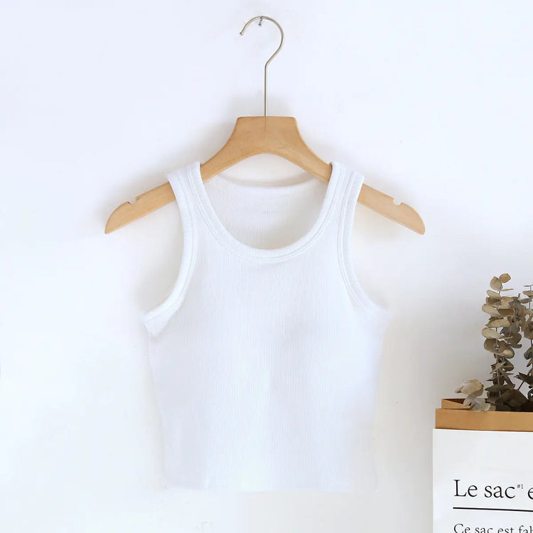 Short vest with chest pad women&