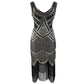 SIDAIMI 1920s Flapper Dress Great Gatsby Dress Round-Neck New Women&