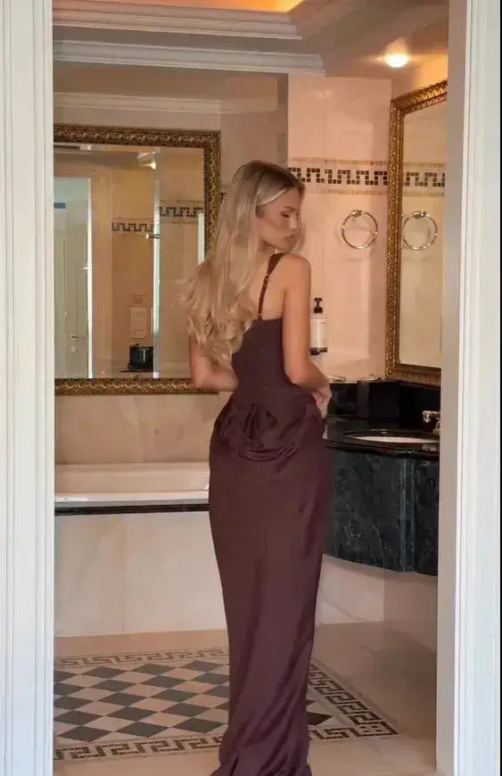 Women Square-neck Halter Mini Dress Sexy Pleated Sleeveless Backless High Waist Bodycon Dresses 2026 New Fashion Party Robes by Dropshipman