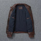 Vintage Red Brown Genuine Leather Jacket Men Soft Real Cowhide Black Winter Coat Biker Jackets Jaqueta Masculina De Couro SHOPEZRA L.L.C.