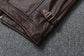 Vintage Red Brown Genuine Leather Jacket Men Soft Real Cowhide Black Winter Coat Biker Jackets Jaqueta Masculina De Couro SHOPEZRA L.L.C.