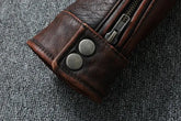 Vintage Red Brown Genuine Leather Jacket Men Soft Real Cowhide Black Winter Coat Biker Jackets Jaqueta Masculina De Couro SHOPEZRA L.L.C.