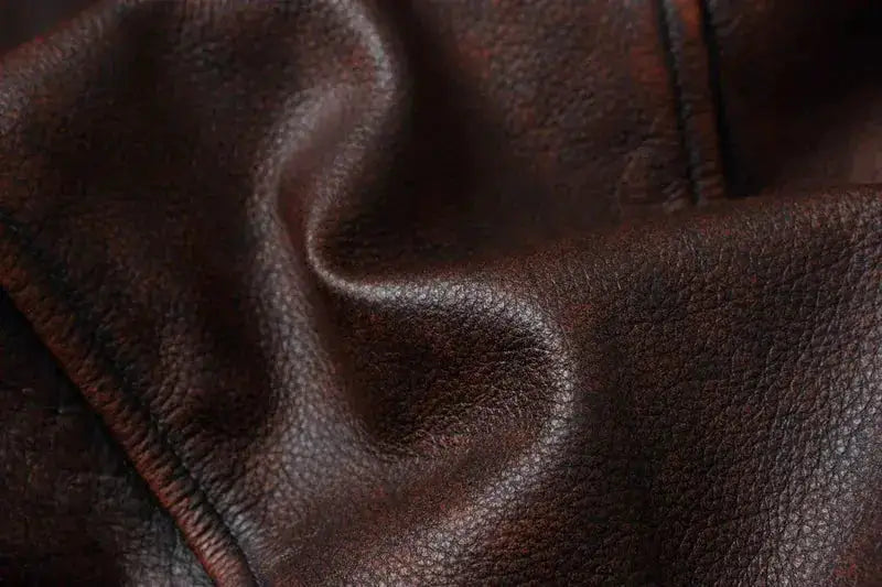 Vintage Red Brown Genuine Leather Jacket Men Soft Real Cowhide Black Winter Coat Biker Jackets Jaqueta Masculina De Couro by Dropshipman