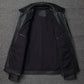 Vintage Red Brown Genuine Leather Jacket Men Soft Real Cowhide Black Winter Coat Biker Jackets Jaqueta Masculina De Couro SHOPEZRA L.L.C.
