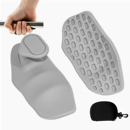 Black spring grip strengthener and finger exerciser from SHOPEZRA L.L.C., compact hand grip trainer for finger and hand strength.